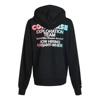 Толстовка exploration team hoodie 'black' Converse, черный