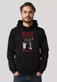 Толстовка F4NT4STIC "AC/DC Rock Music Band Highway To Hell", премиум качество, черный