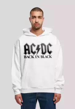 Толстовка F4NT4STIC "ACDC Back In Black Logo", принт, белый