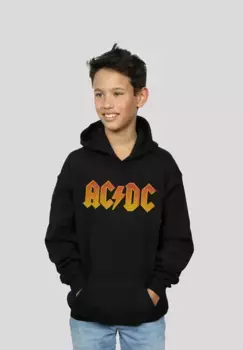 Толстовка F4NT4STIC "ACDC Fire", детский унисекс, премиум-мерч, для мальчиков, для девочек, рубашка с оркестром, черный