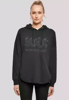 Толстовка F4NT4STIC "ACDC Hoodie Back in Black", принт, черный