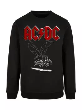 Толстовка F4NT4STIC ACDC Rock Musik Band Fly On The Wall 1985, черный