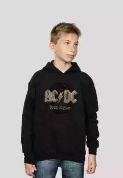 Толстовка F4NT4STIC "ACDC Rock or Bust для детей и мужчин", принт, черный