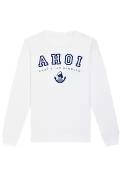 Толстовка F4NT4STIC "Ahoy Knut & Jan Hamburg", принт, белый