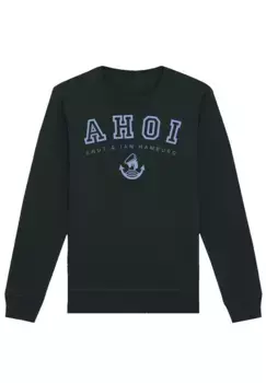 Толстовка F4NT4STIC "Ahoy Knut & Jan Hamburg", принт, черный