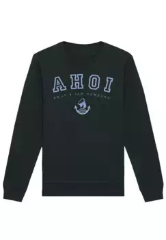 Толстовка F4NT4STIC "Ahoy Knut & Jan Hamburg", принт, черный