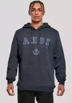 Толстовка F4NT4STIC "Ahoy Knut & Jan Hamburg", принт, цвет морской волны