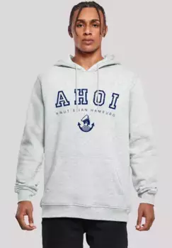 Толстовка F4NT4STIC "Ahoy Knut & Jan Hamburg", принт, серый