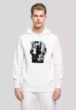 Толстовка F4NT4STIC "Basketball Splash Sport HOODIE", принт, белый