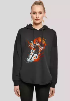 Толстовка F4NT4STIC "Basketball Splash Sport Oversize Hoodie", принт, черный