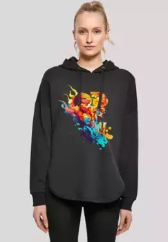 Толстовка F4NT4STIC "Basketball Sport Player OVERSIZE HOODIE", принт, черный