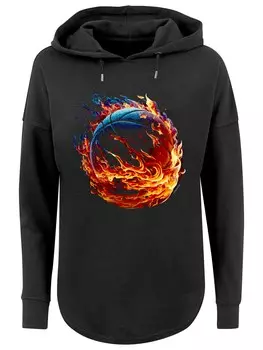 Толстовка F4Nt4Stic Basketball Sports Collection On FIRE, черный