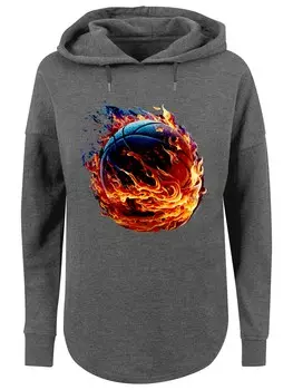 Толстовка F4Nt4Stic Basketball Sports Collection On FIRE, темно-серый