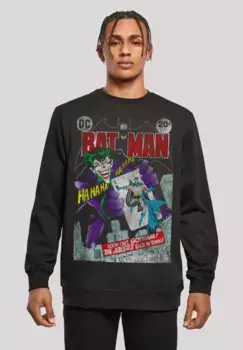Толстовка F4NT4STIC "Batman Joker Playing Card Cover", принт, черный