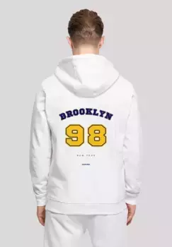 Толстовка F4NT4STIC "Brooklyn 98 NY HOODIE", принт, белый