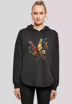 Толстовка F4NT4STIC "Butterfly Colorful", принт, черный