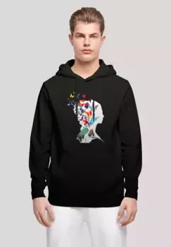 Толстовка F4NT4STIC "Butterfly Silhouette HOODIE", принт, черный