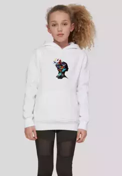 Толстовка F4NT4STIC "Butterfly Silhouette HOODIE UNISEX", принт, белый