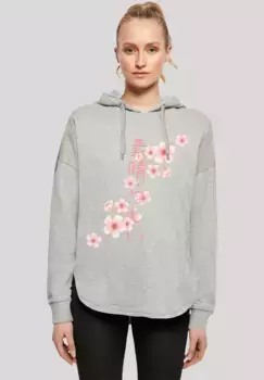 Толстовка F4NT4STIC "Cherry Blossom Asia", принт, серый