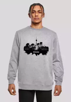 Толстовка F4NT4STIC "Cities Collection - Berlin skyline", принт, серый