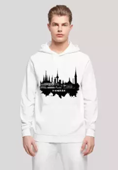 Толстовка F4NT4STIC "Cities Collection - Hamburg skyline", принт, белый
