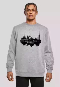 Толстовка F4NT4STIC "Cities Collection - Hamburg skyline", принт, серый