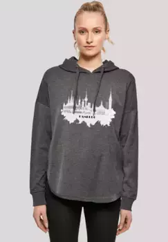 Толстовка F4NT4STIC "Cities Collection - Hamburg skyline", принт, цвет Charcoal