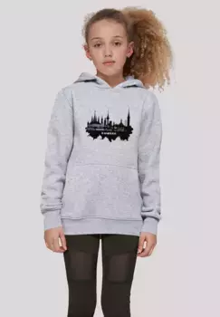 Толстовка F4NT4STIC "Cities Collection - Hamburg skyline", принт, серый