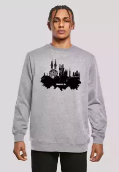 Толстовка F4NT4STIC "Cities Collection - Мюнхенский горизонт", принт, серый