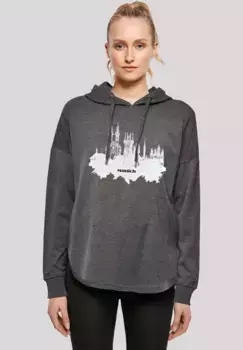 Толстовка F4NT4STIC "Cities Collection - Мюнхенский горизонт", принт, цвет Charcoal