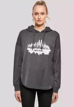 Толстовка F4NT4STIC "Cities Collection - New York skyline", принт, цвет Charcoal