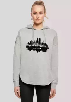 Толстовка F4NT4STIC "Cities Collection - New York skyline", принт, серый
