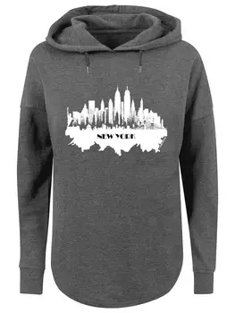 Толстовка F4Nt4Stic Cities Collection - New York skyline, темно-серый