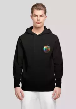 Толстовка F4NT4STIC "Colorfood Collection - Rainbow Apple", принт, черный