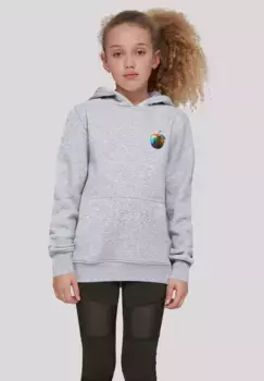 Толстовка F4NT4STIC "Colorfood Collection - Rainbow Apple", принт, серый