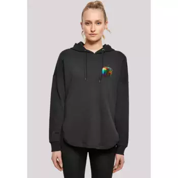 Толстовка F4NT4STIC "Colorfood Collection - Rainbow Apple", принт, черный