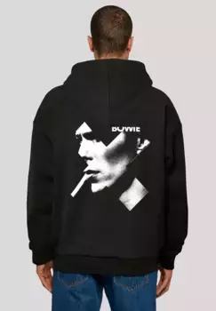 Толстовка F4NT4STIC "David Bowie Cross Smoke", принт, черный