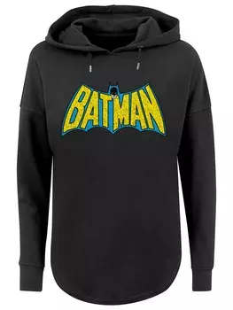 Толстовка F4NT4STIC DC Comics Batman Crackle Logo, черный