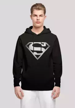 Толстовка F4NT4STIC "DC Comics Superman Superhero Spot Logo", принт, черный