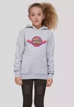 Толстовка F4NT4STIC "DC Comics Wonder Woman Rainbow Logo", принт, серый