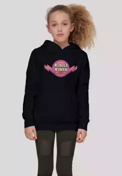Толстовка F4NT4STIC "DC Comics Wonder Woman Rainbow Logo", принт, черный