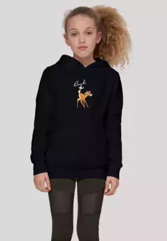 Толстовка F4NT4STIC "Disney Bambi Butterfly Tail", принт, черный