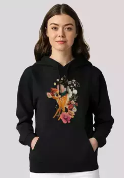 Толстовка F4NT4STIC "Disney Bambi Meadow Flowers", премиум качество, черный