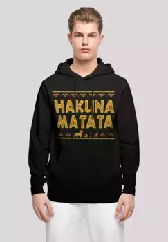 Толстовка F4NT4STIC "Disney King Lion King Hakuna Matata", принт, черный