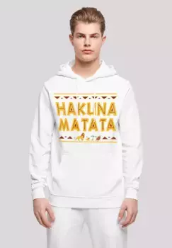 Толстовка F4NT4STIC "Disney King Lion King Hakuna Matata", принт, белый