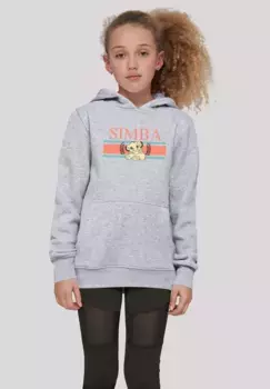 Толстовка F4NT4STIC "Disney King Lion King Simba Stripes", принт, серый