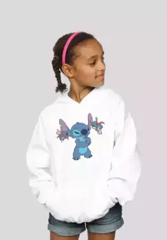 Толстовка F4NT4STIC "Disney Lilo and Stitch Little Devils", принт, белый