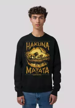 Толстовка F4NT4STIC "Disney Lion King Hakuna Matata", премиум качество, черный