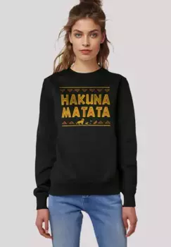 Толстовка F4NT4STIC "Disney Lion King Hakuna Matata", премиум качество, черный