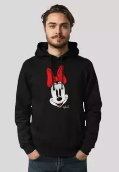 Толстовка F4NT4STIC "Disney Mickey Mouse Minnie Face Vintage Look", премиум качество, черный